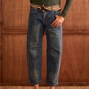 CAbi Dark Blue Ankle Jeans